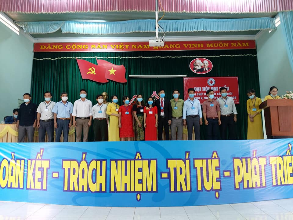 Đại hội Hội chữ thập đỏ xã Ea Kiết khóa V, nhiệm kỳ 2021 -2016
