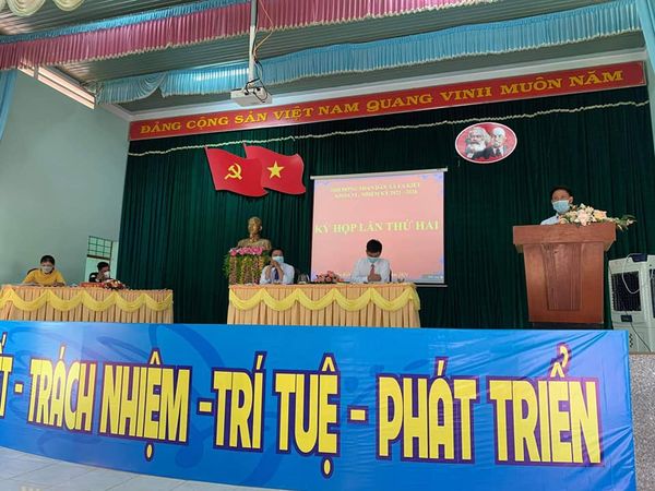  Kỳ họp thứ 2 khóa VI, nhiệm kỳ 2021-2026 Hội đồng nhân dân xã Ea Kiết,