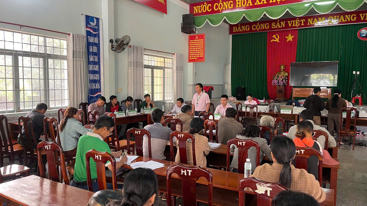HỘI ĐOÀN THỂ XÃ EA KIẾT PHÁT HUY VAI TRÒ TRONG CÔNG TÁC QUẢN LÝ VỐN TÍN DỤNG CHÍNH SÁCH